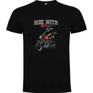 Steampunk Biker Illustration Tshirt