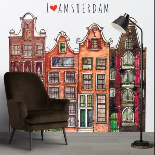 Αυτοκόλλητο Τοίχου Amsterdam