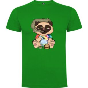 Stoned Pug Detective Tshirt