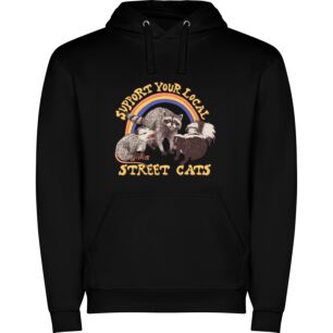 Street Cats Support Wear Φούτερ με κουκούλα