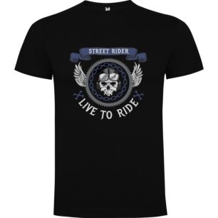 Street Rider's Skull Icon Tshirt