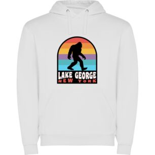 Stylish Lake George Escape Φούτερ με κουκούλα σε χρώμα Λευκό 5-6 ετών