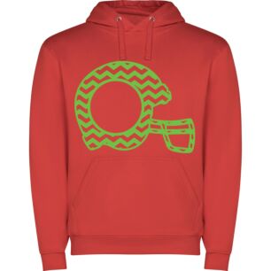 Stylish Neon Snail Logo Φούτερ με κουκούλα