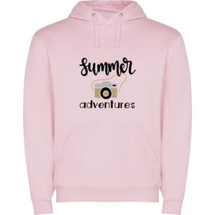 Summer Clicks & Thrills Φούτερ με κουκούλα σε χρώμα Ροζ Medium
