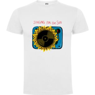 Sunflower Serenade Tshirt σε χρώμα Λευκό Large