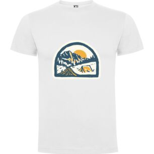 Sunny Mountain Sticker Tshirt