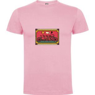 Sunny Symmetrical Cycling Tshirt σε χρώμα Ροζ XXLarge