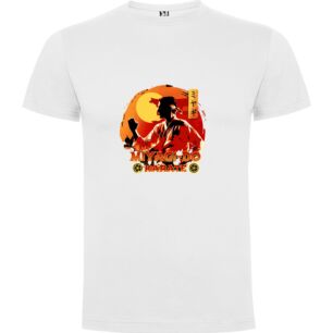 Sunset Karate Pose Tshirt σε χρώμα Λευκό XXLarge