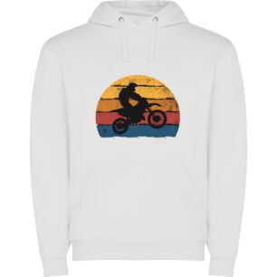 Sunset Motocross Adventure Φούτερ με κουκούλα σε χρώμα Λευκό 11-12 ετών