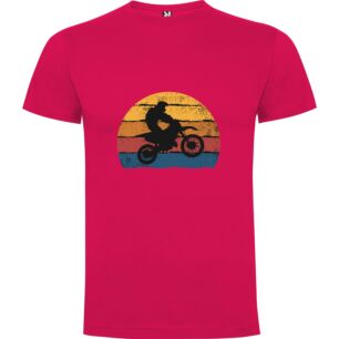 Sunset Motocross Rider Tshirt