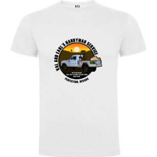 Sunset Trucker Tee Tshirt σε χρώμα Λευκό 5-6 ετών