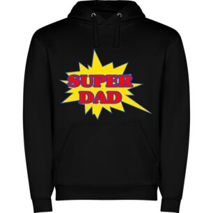 Super Dad Emblem Φούτερ με κουκούλα