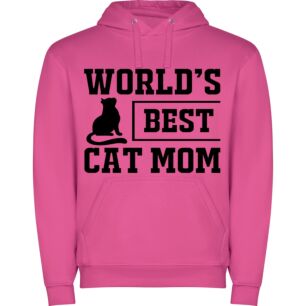 Superior Cat Mom Queen Φούτερ με κουκούλα