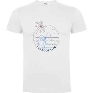 Surf & Palm Paradise Tshirt σε χρώμα Λευκό XXLarge