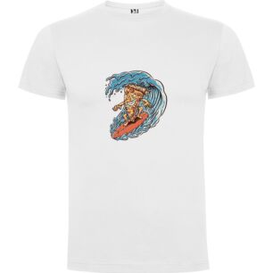 Surfing Pizza Party Tshirt