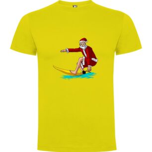 Surfing Santa Fun Tshirt