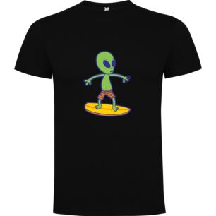 Surfing Space Alien Tshirt