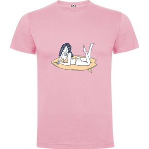 Surfside Sunbathing Siren Tshirt σε χρώμα Ροζ XXLarge