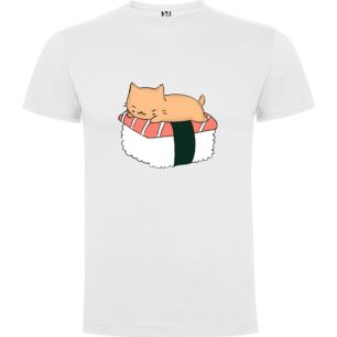 Sushi Cat Naptime Tshirt σε χρώμα Λευκό 11-12 ετών
