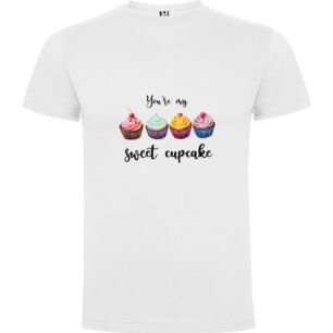 Sweet Cupcake Trio Tshirt σε χρώμα Λευκό 3-4 ετών