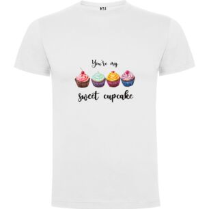 Sweet Cupcake Trio Tshirt σε χρώμα Λευκό 5-6 ετών