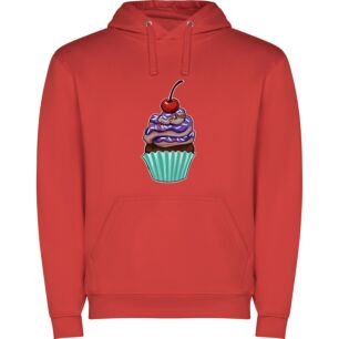 Sweety Treat Cupcake Delight Φούτερ με κουκούλα σε χρώμα Κόκκινο 11-12 ετών