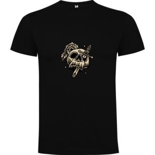 Sworded Skull Design Tshirt