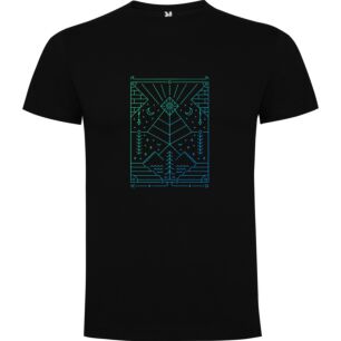 Symmetrical Geometric Linework Tshirt