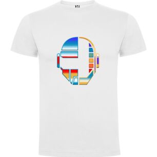 Synthwave Daft Punk vibes Tshirt σε χρώμα Λευκό 9-10 ετών