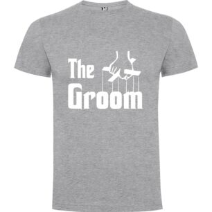 The Groom's Monochrome Profile Tshirt