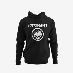 The Offspring Logo Black Φούτερ με Κουκούλα