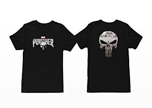 The Punisher Logo Black T-Shirt