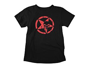 The Punisher Skull Pentagram Black T-Shirt