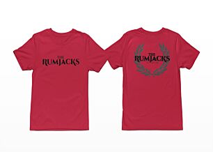 The Rumjacks Logo Red T-Shirt