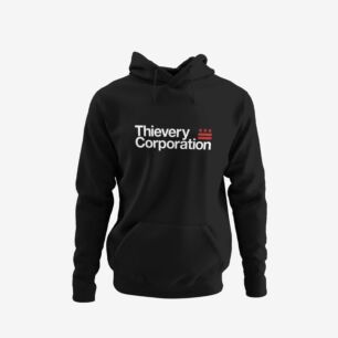 Thievery Corporation Logo Front Φούτερ με Κουκούλα