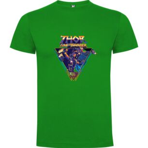 Thor's Thunderous Retro Style Tshirt