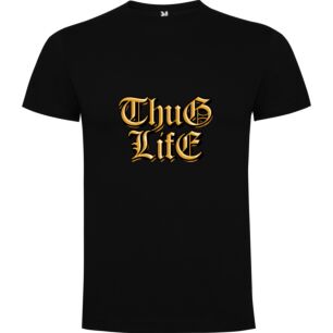 Thug Life Typography Tshirt