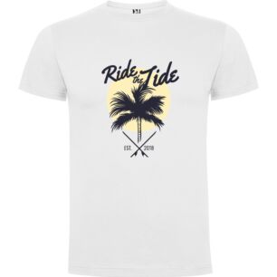 Tide Rider Palm Tree Tshirt σε χρώμα Λευκό XLarge