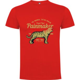 Tiger Inked Silk Tshirt σε χρώμα Κόκκινο XXLarge