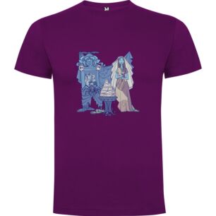 Tim Burton's Corpse Bride Tshirt σε χρώμα Μωβ 3-4 ετών