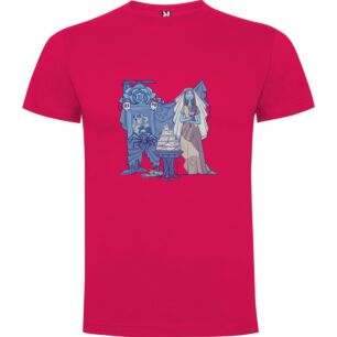 Tim Burton's Corpse Bride Tshirt σε χρώμα Φούξια 3-4 ετών