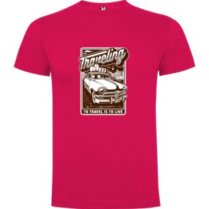 Time-Traveling Car Adventure Tshirt