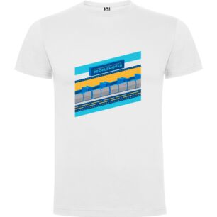 Train Isometric Animation Tshirt σε χρώμα Λευκό 11-12 ετών