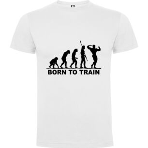 Transhumanist Evolution: Born to Train Tshirt