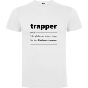 TrapQuote Tshirt σε χρώμα Λευκό 5-6 ετών