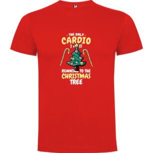 Tree-trotting Christmas Cardio Tshirt
