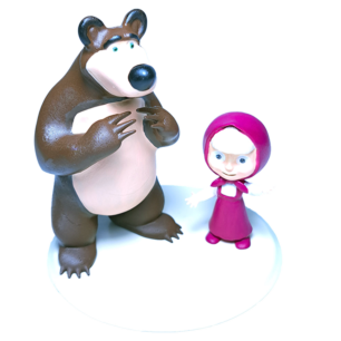 Φιγούρα Masha and the Bear 3D εκτυπωμένη