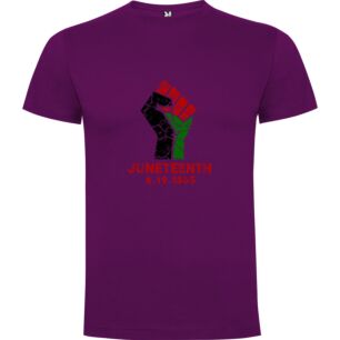 Triumphant Juneteenth Fist Tshirt σε χρώμα Μωβ 11-12 ετών