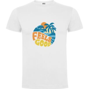 Tropical Feel Good Vibes Tshirt σε χρώμα Λευκό XLarge