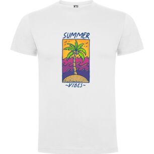 Tropical Fun in Paradise Tshirt σε χρώμα Λευκό Large